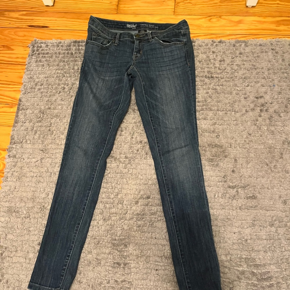 low rise jeans size 4